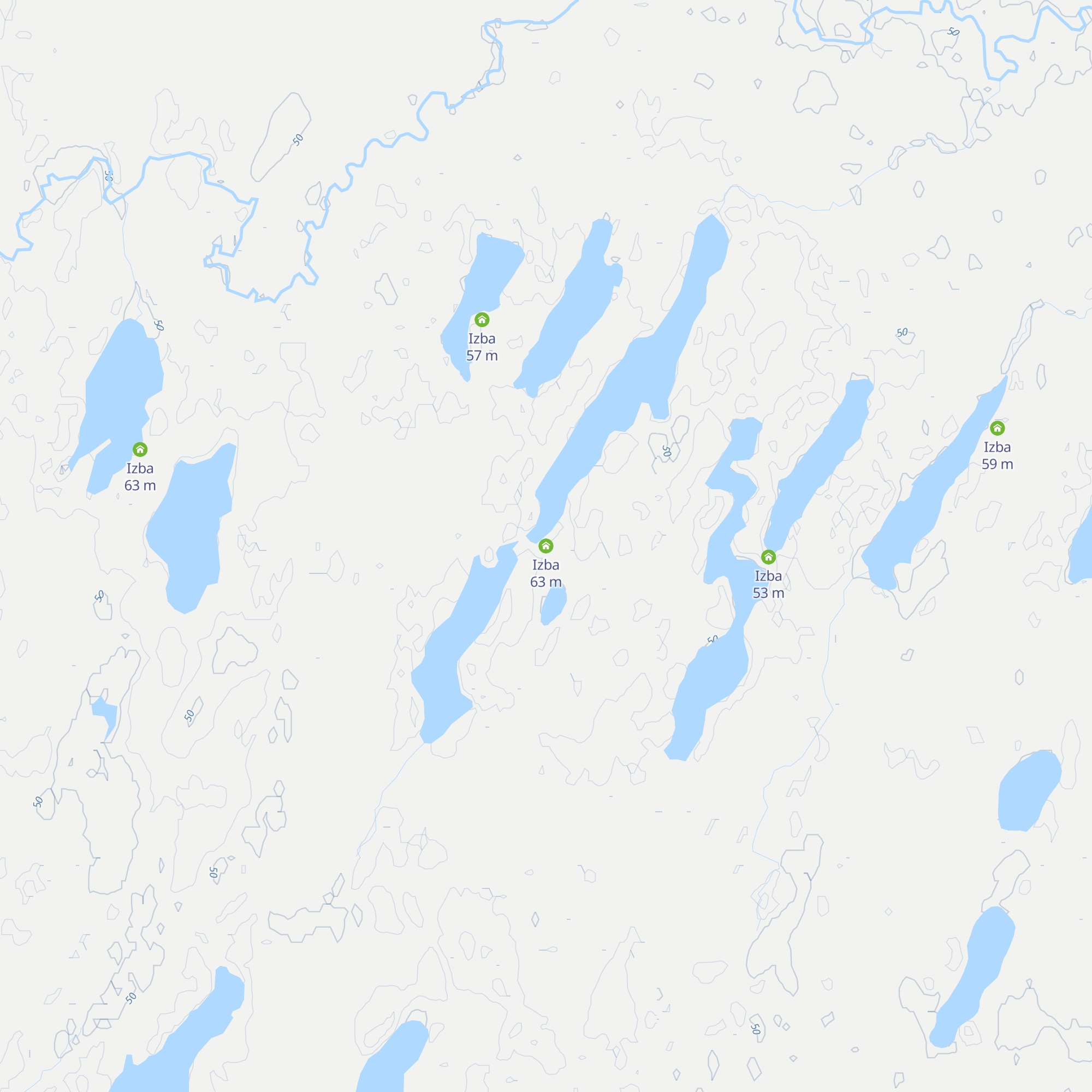 Izba map
