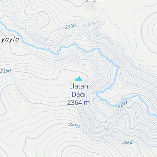 Map of Elatan Dağı
