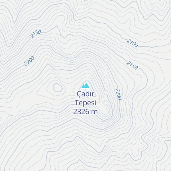 Map of Çadır Tepesi