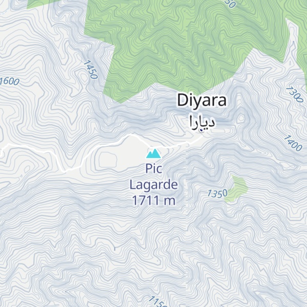 Map of Pic Lagarde