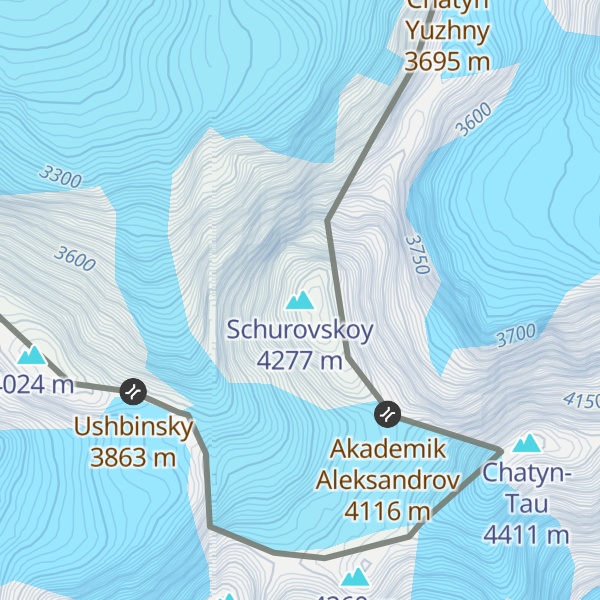 Map of Schurovskoy