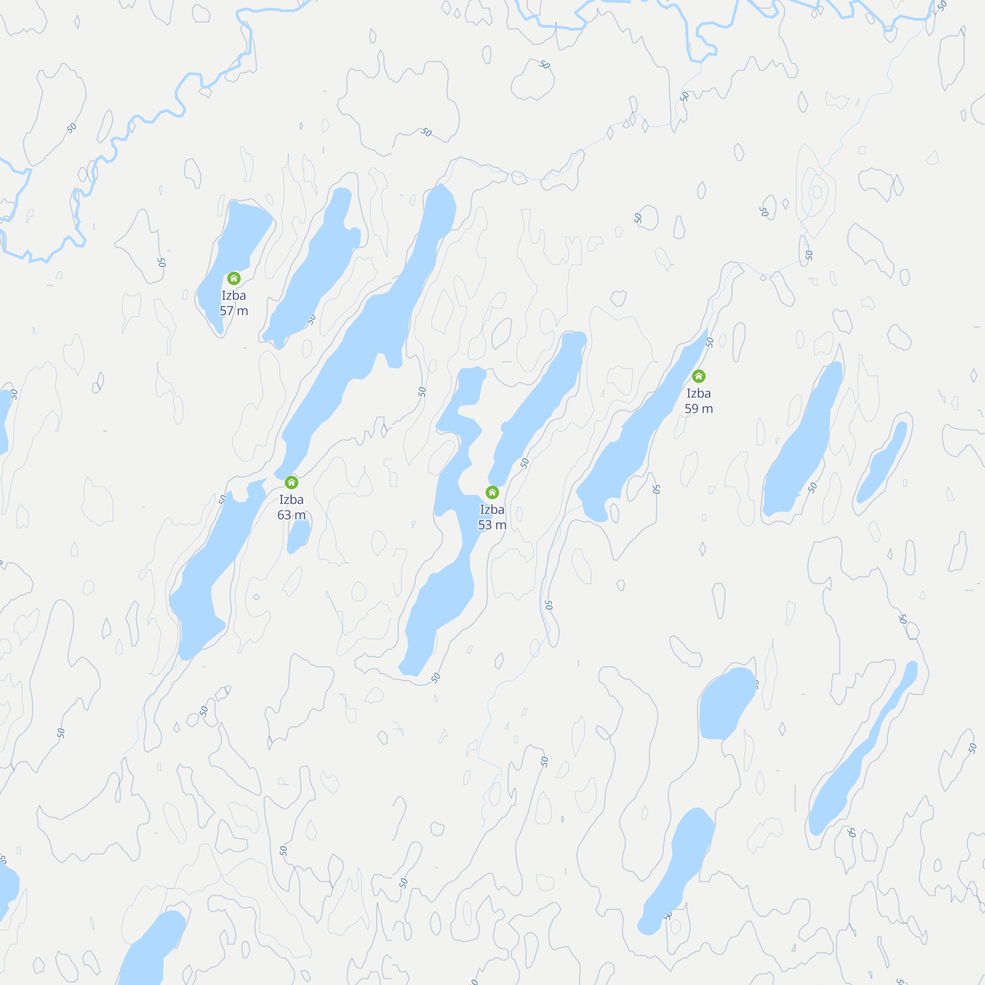 Izba map