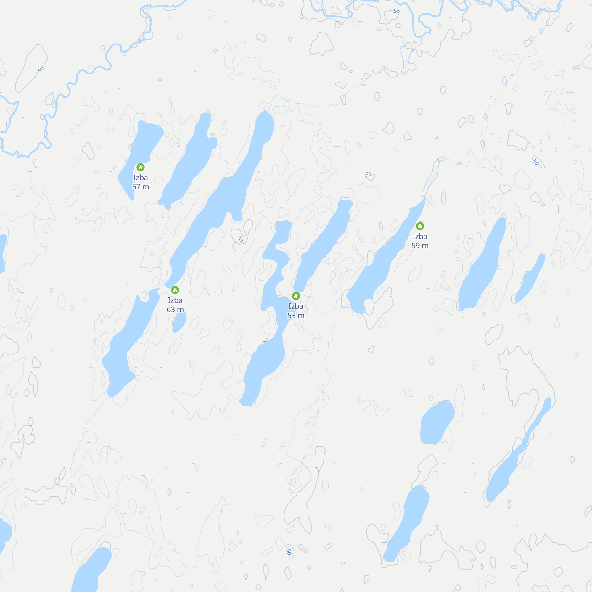 Izba map