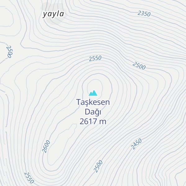 Map of Taşkesen Dağı