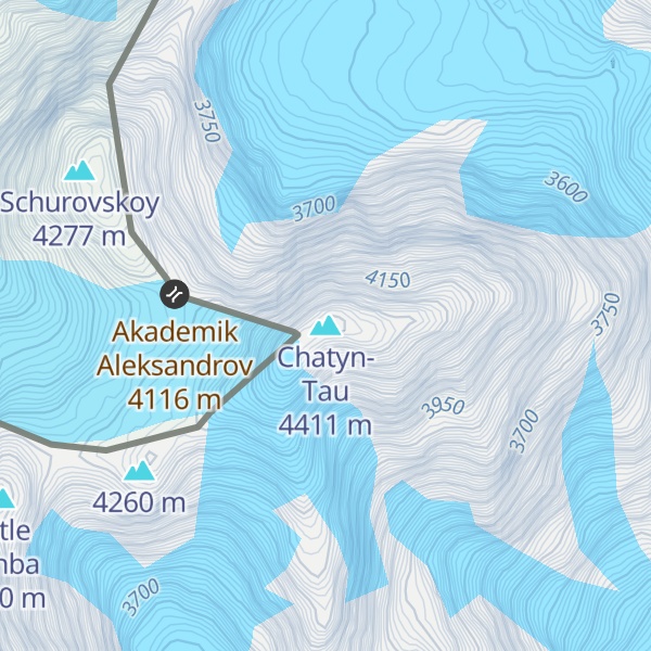 Map of Chatyn-Tau