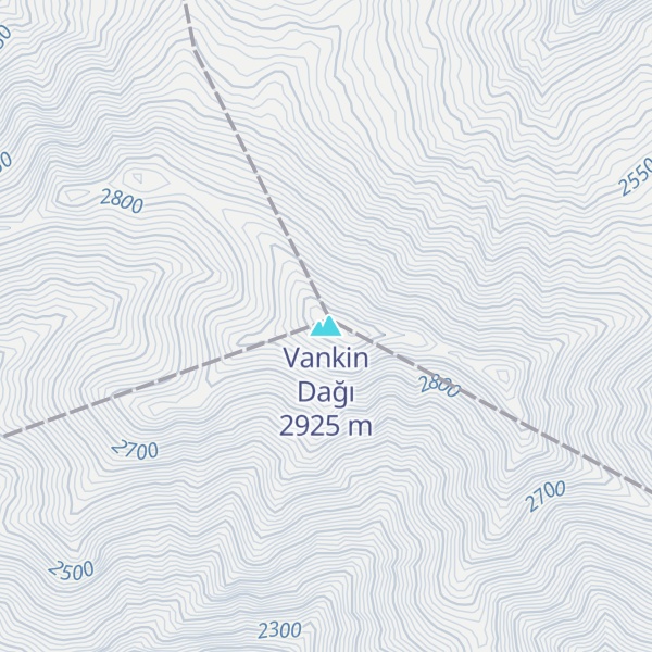 Map of Vankin Dağı