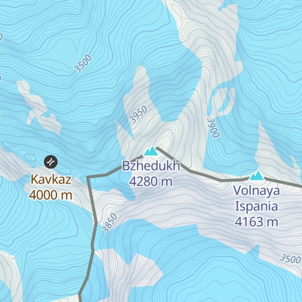 Map of Bzhedukh