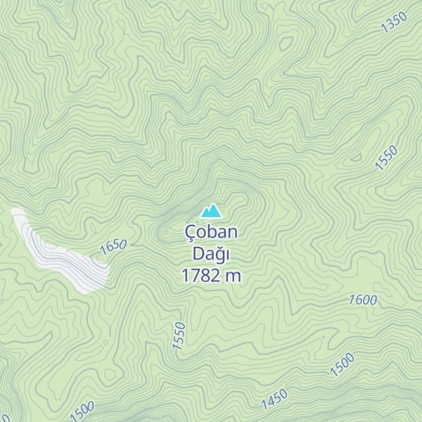 Map of Çoban Dağı