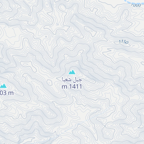 Map of جبل شعبا