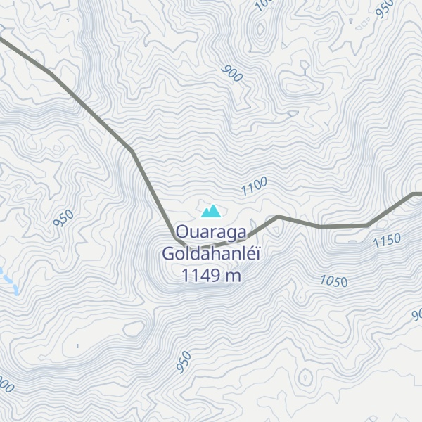 Map of Ouaraga Goldahanléï