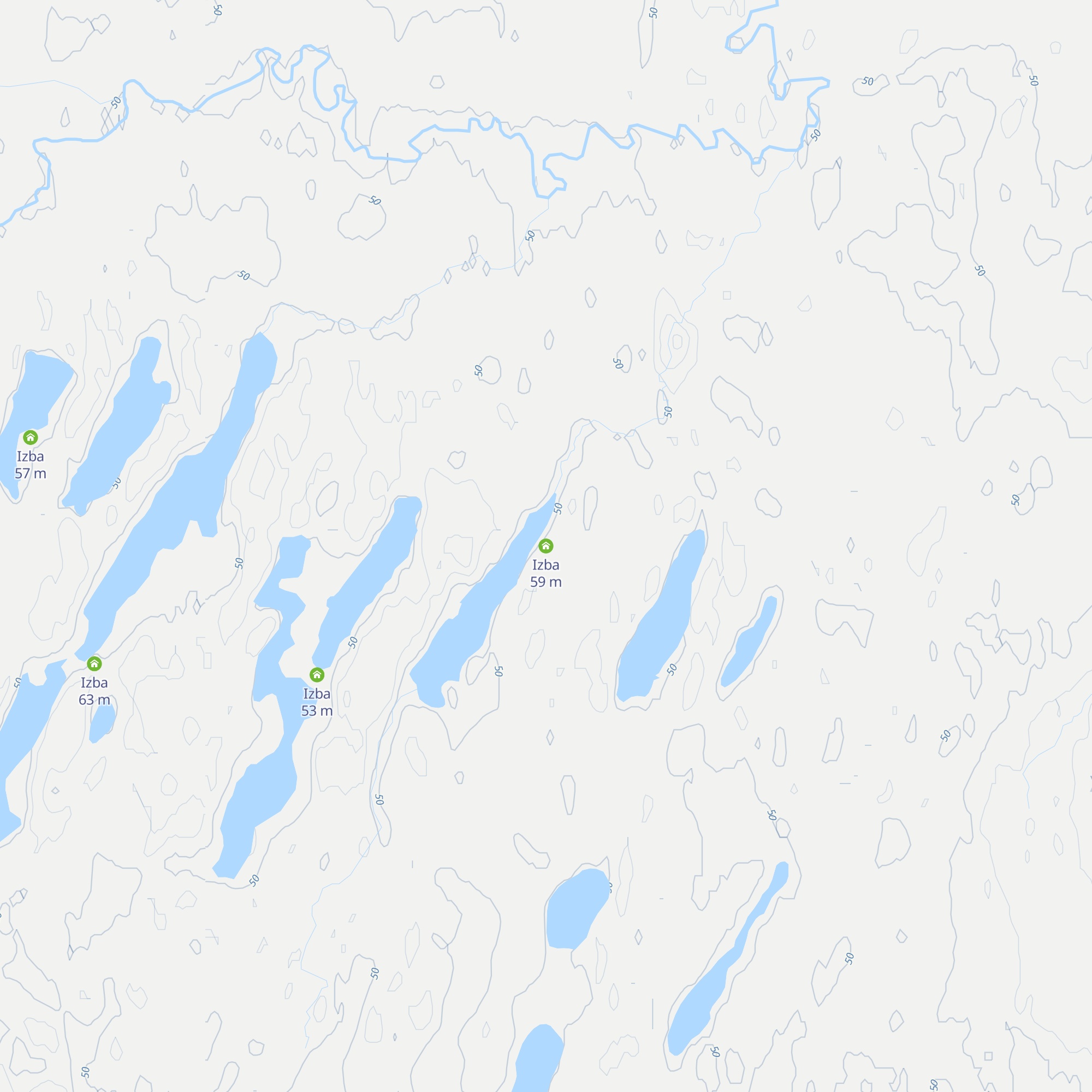 Izba map