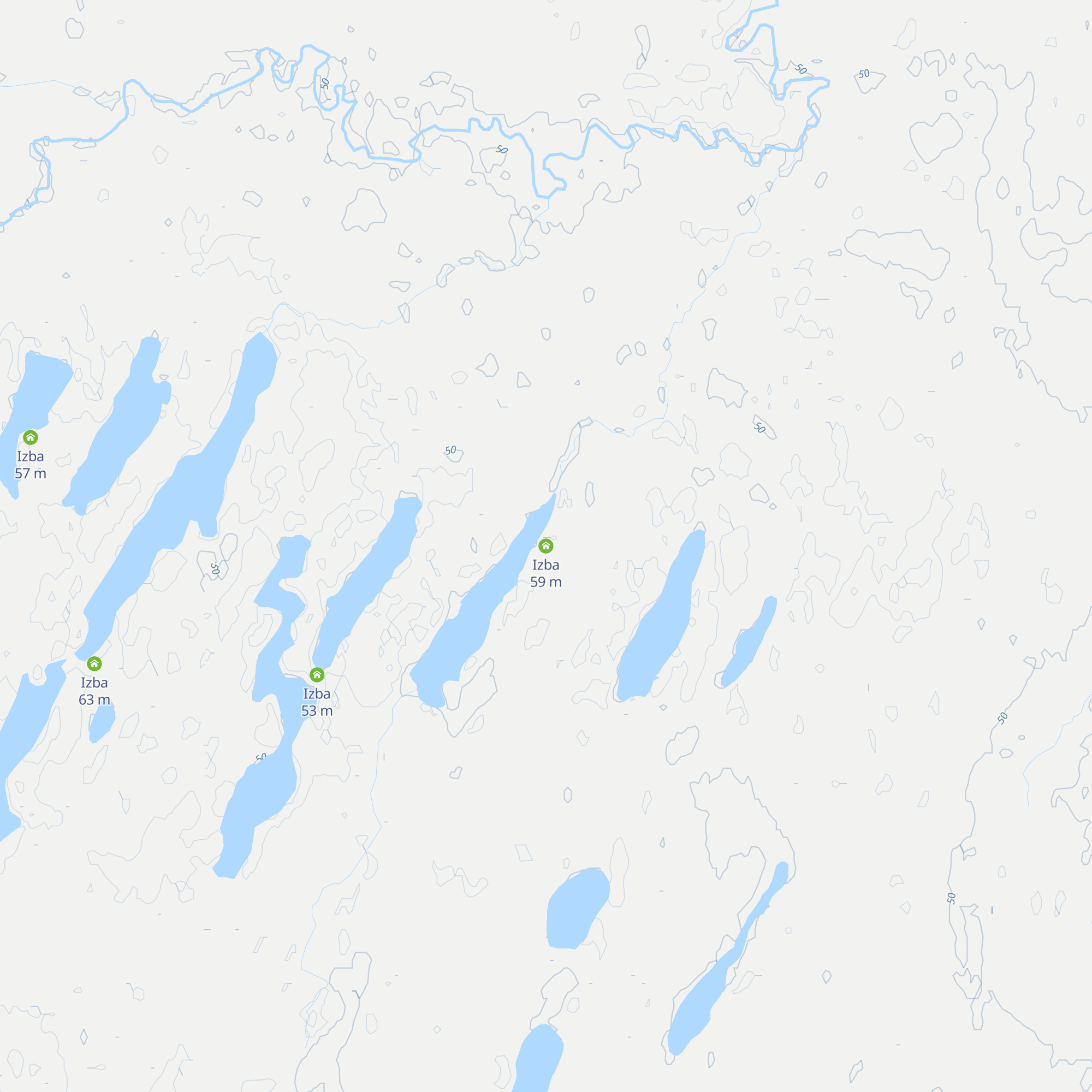 Izba map
