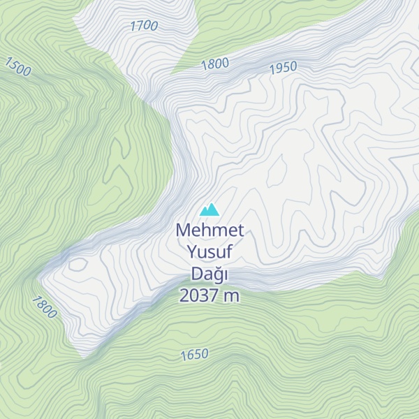 Map of Mehmet Yusuf Dağı