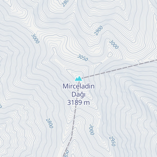 Map of Mirceladin Dağı