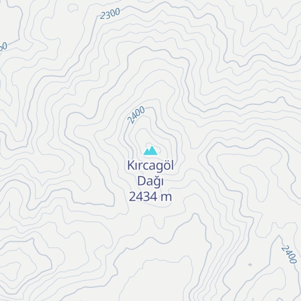 Map of Kırcagöl Dağı