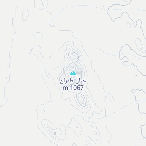 Map of جبال ظفران