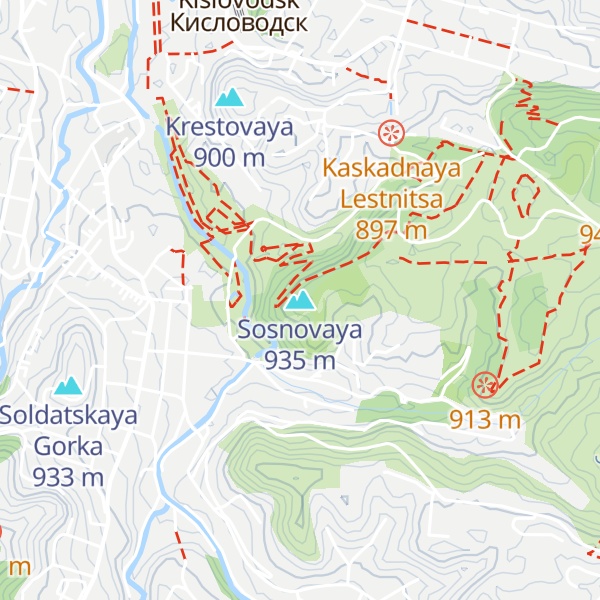 Map of Sosnovaya