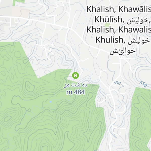 Map of ده شت مر