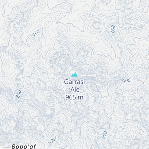 Map of Garrasi ‘Alé