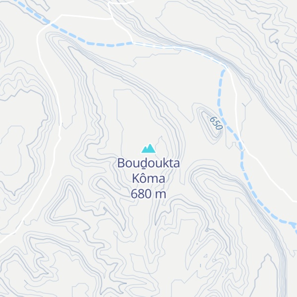 Map of Bouḏoukta Kôma