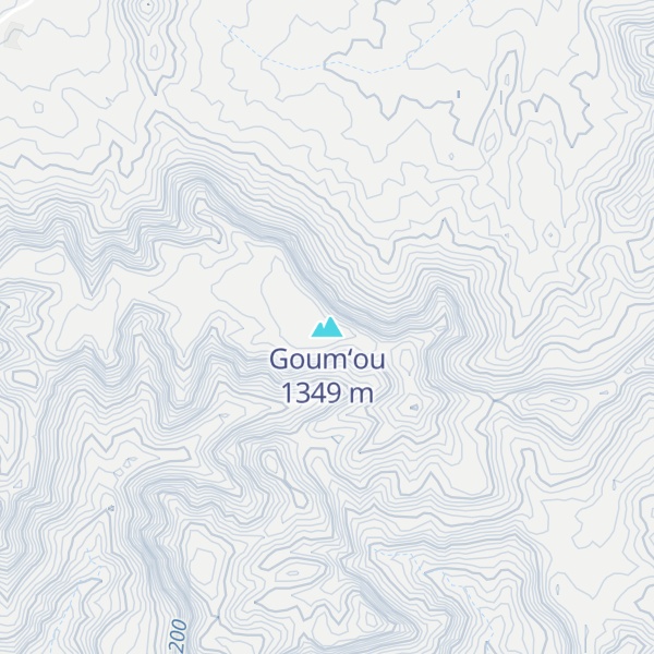 Map of Goum‘ou