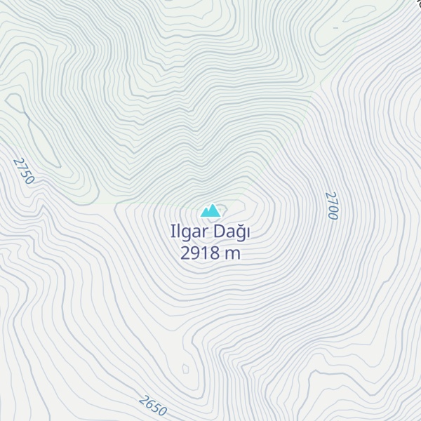 Map of Ilgar Dağı