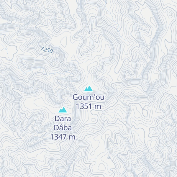 Map of Goum'ou