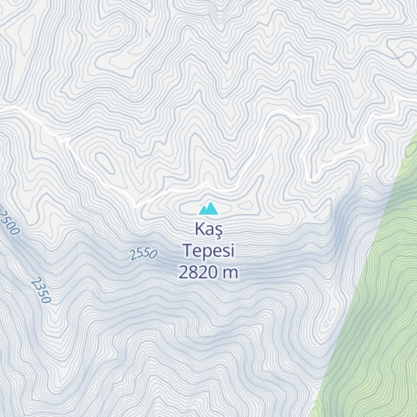 Map of Kaş Tepesi