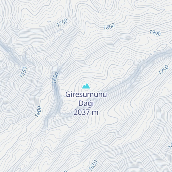 Map of Giresumunu Dağı