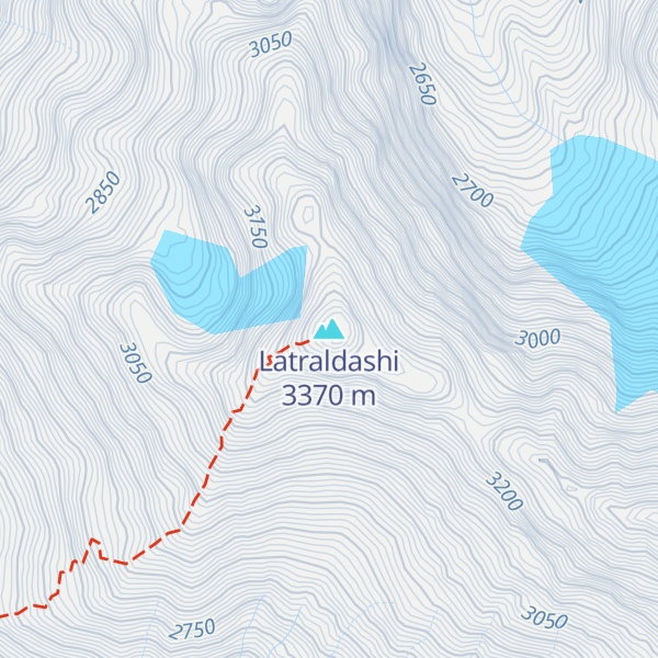 Map of Latraldashi