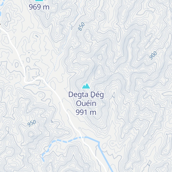 Map of Degta Ḏég Ouéïn