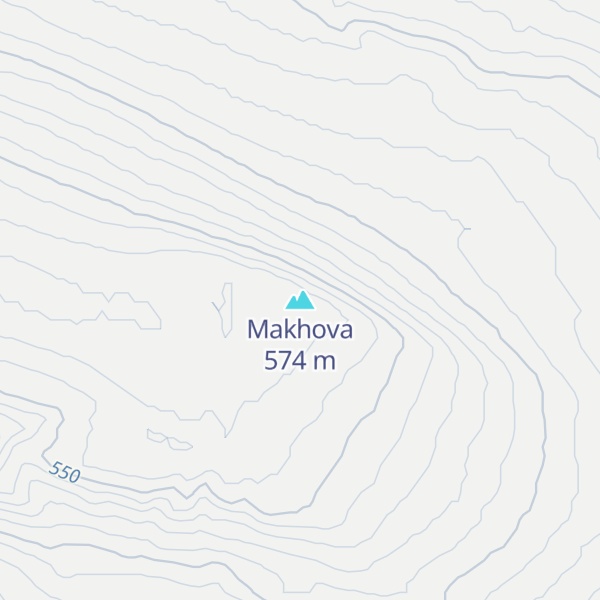 Map of Makhova