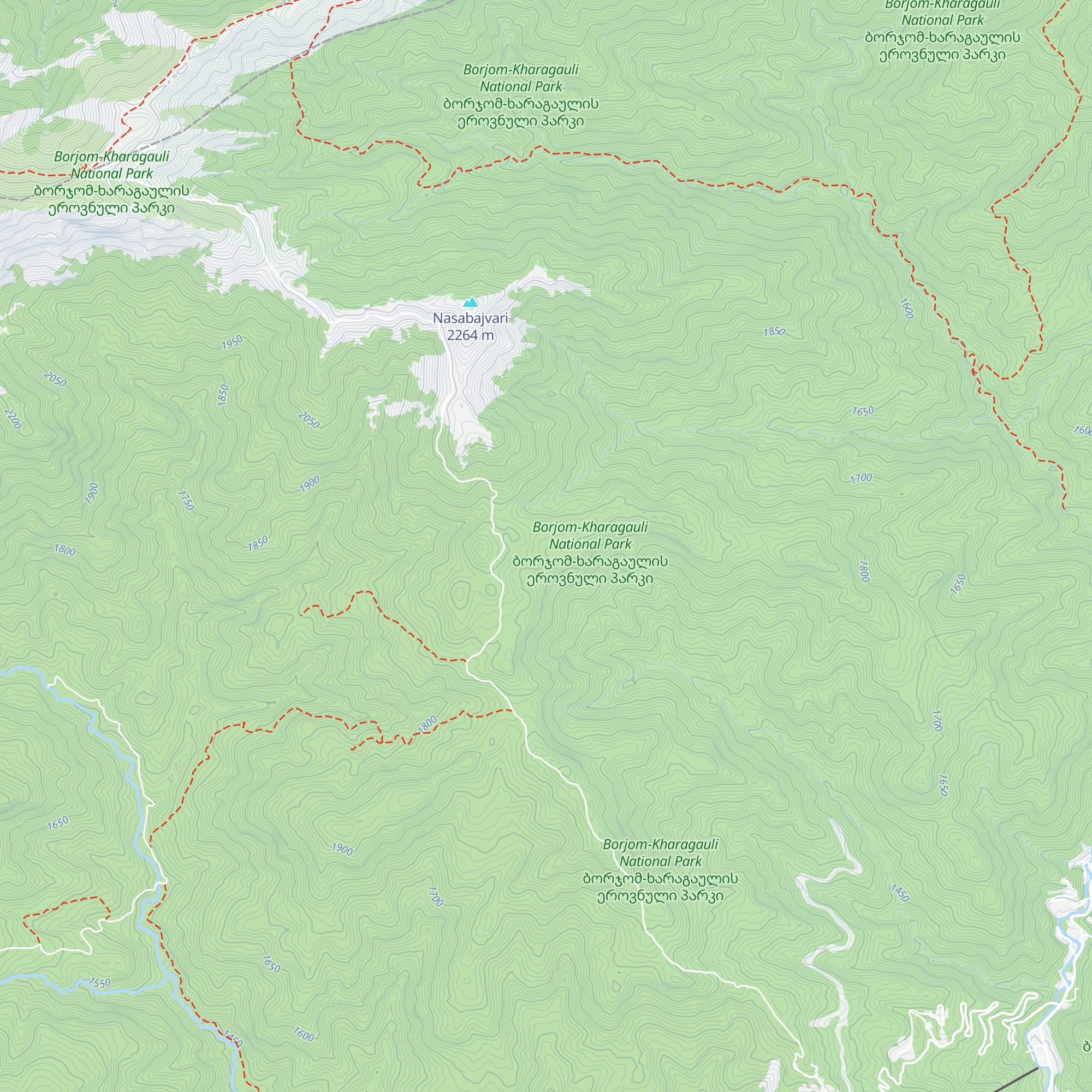 Nasabajvari Ranger Shelter map