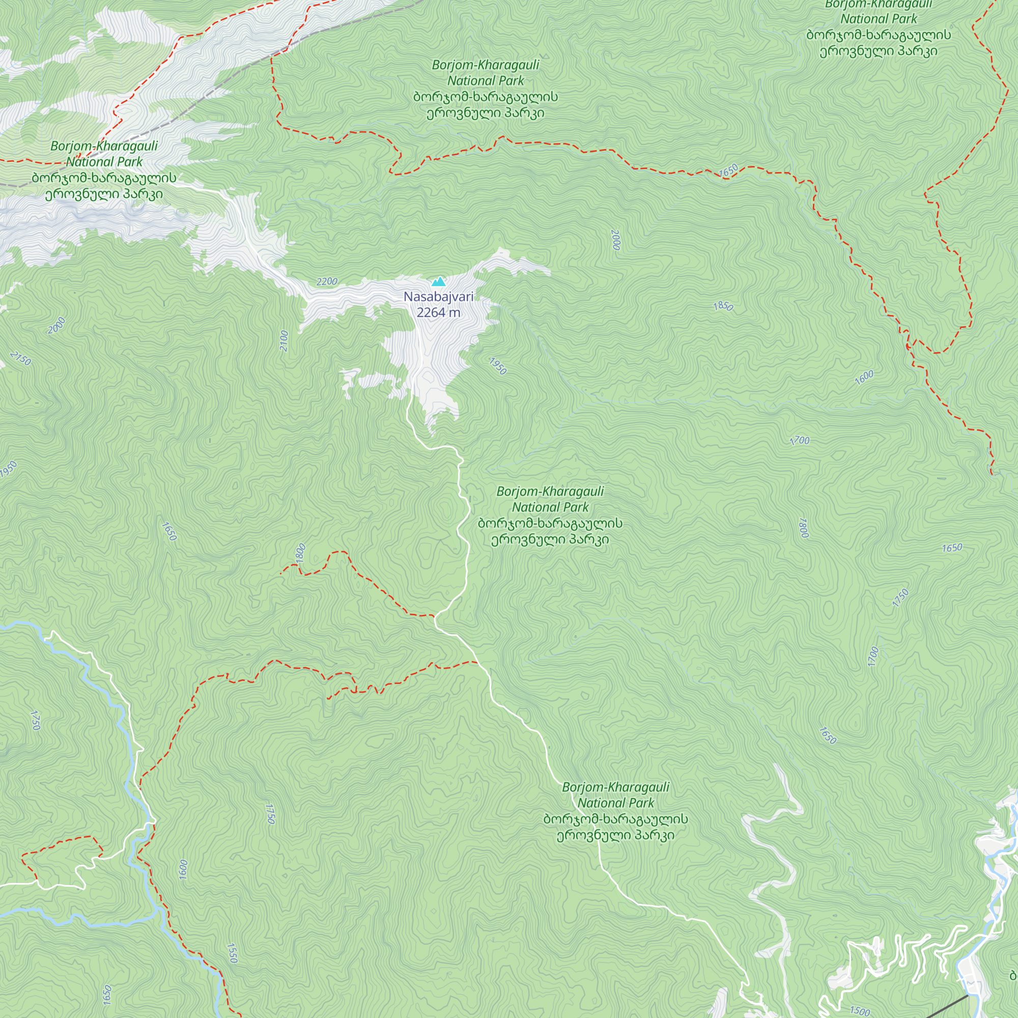 Nasabajvari Ranger Shelter map
