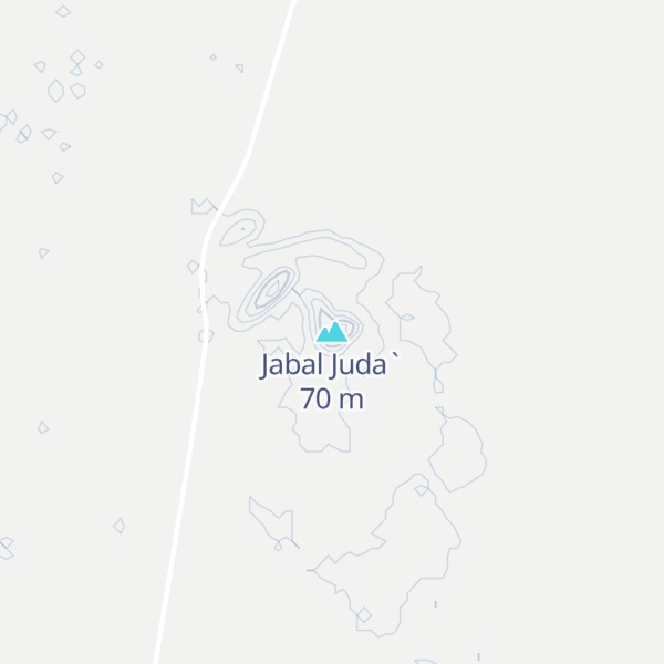 Map of Jabal Juda`