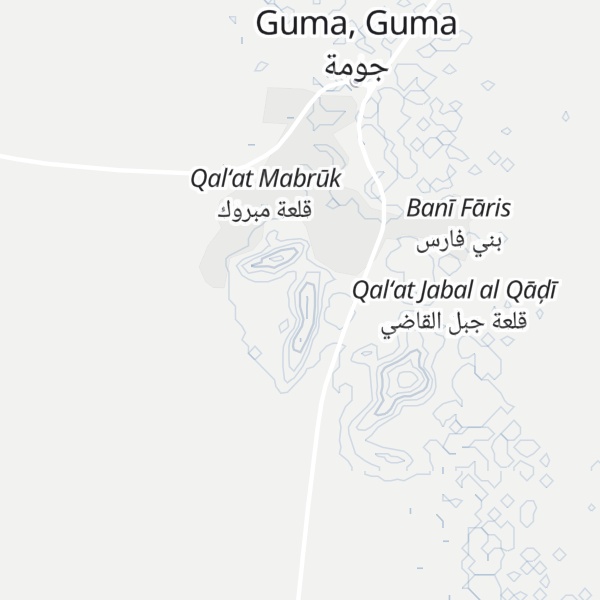Map of Jabal al Milh