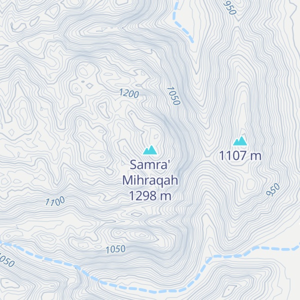 Map of Samra' Mihraqah