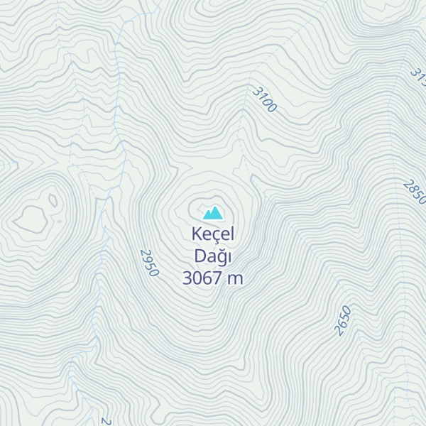 Map of Keçel Dağı