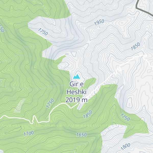 Map of Gir e Heshki