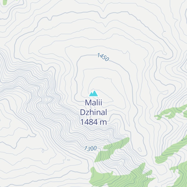 Map of Malii Dzhinal