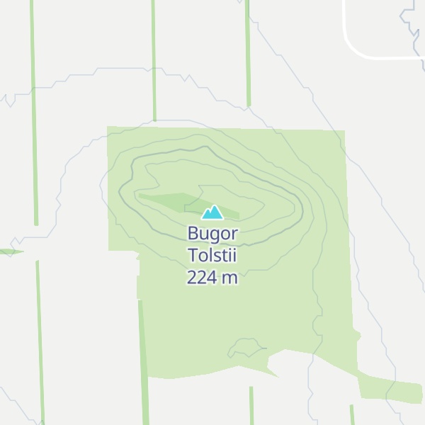 Map of Bugor Tolstii