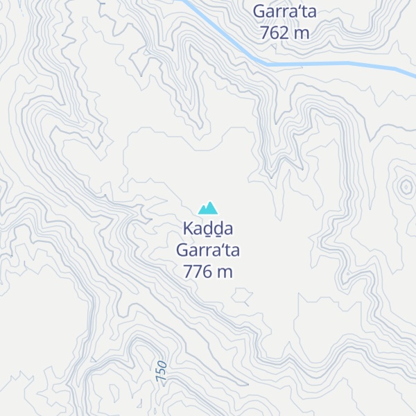 Map of Kaḏḏa Garra‘ta