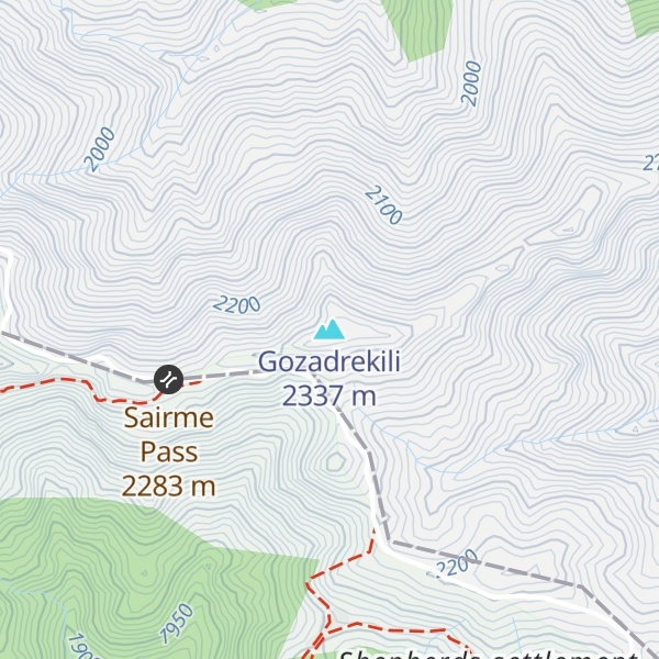 Map of Gozadrekili