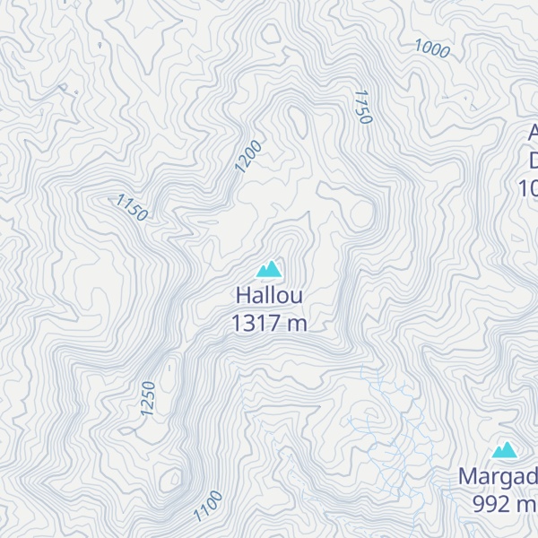 Map of Hallou