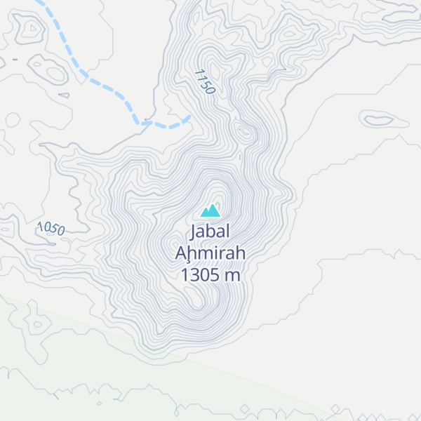 Map of Jabal Aḩmirah