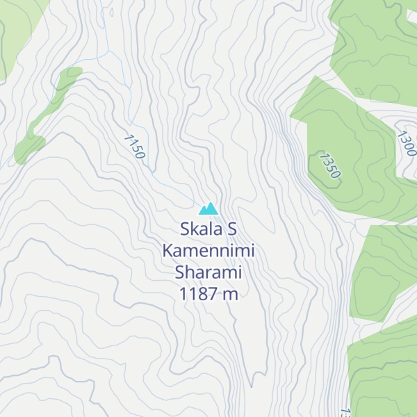 Map of Skala S Kamennimi Sharami
