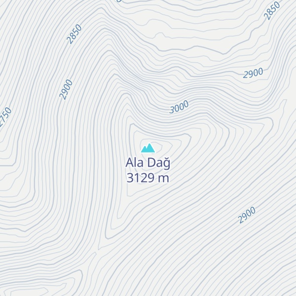 Map of Ala Dağ