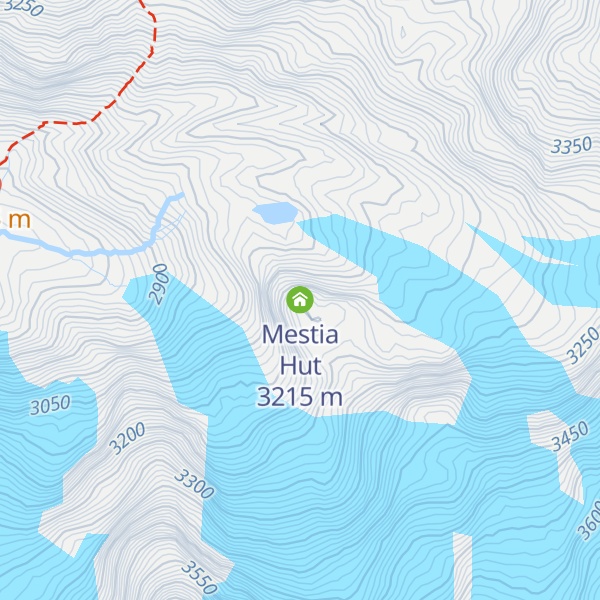 Map of Mestia Hut