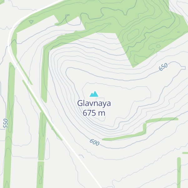 Map of Glavnaya