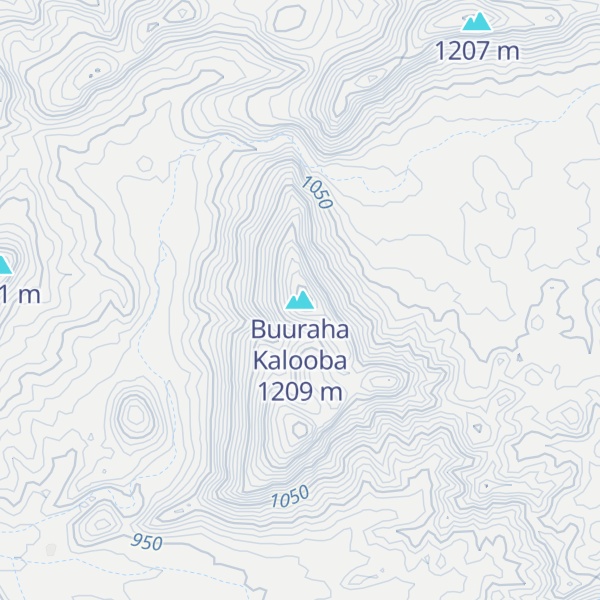 Map of Buuraha Kalooba